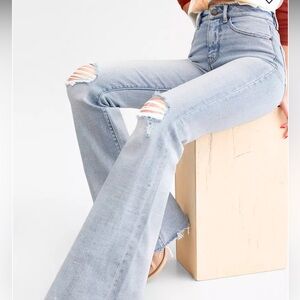 BKE Light Blue Flare Jeans
